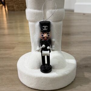 NOT FOR SALE Black and White Nutcracker created for a custom purchase